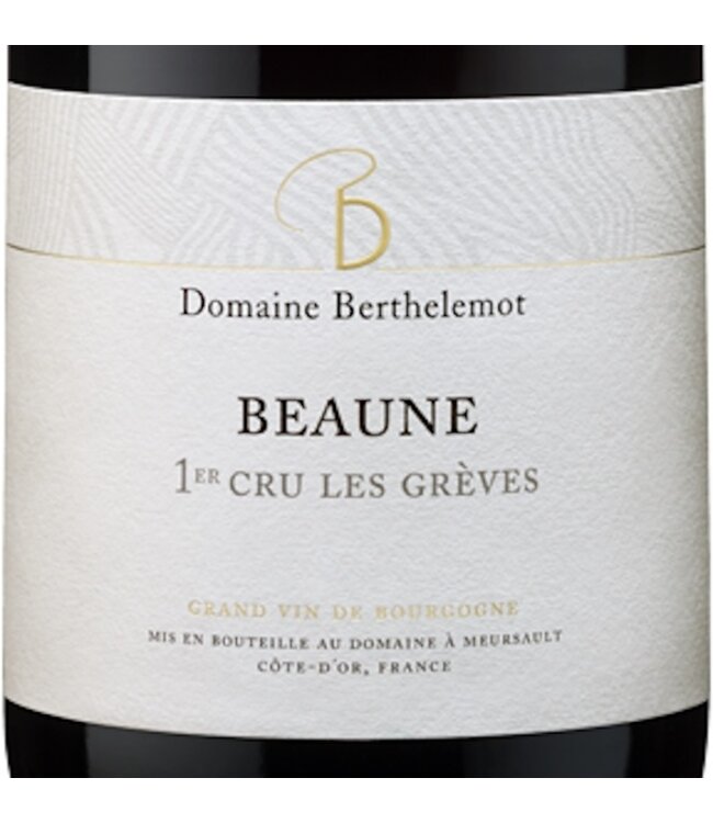 Berthelemot Beaune Greves 1er Cru Rouge duurzaam geteeld