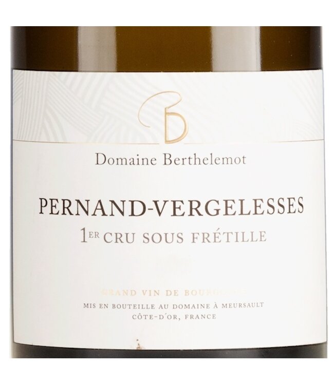 Berthelemot Pernand Vergelesses 1e Cru Frétille duurzaam geteeld