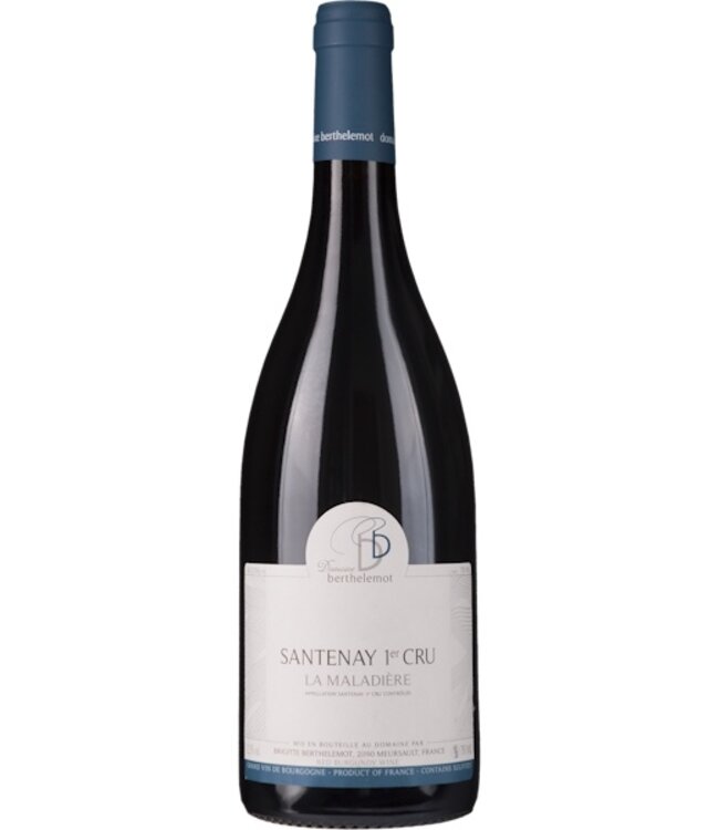 Berthelemot Santenay 1e Cru Maladière Rouge duurzaam geteeld