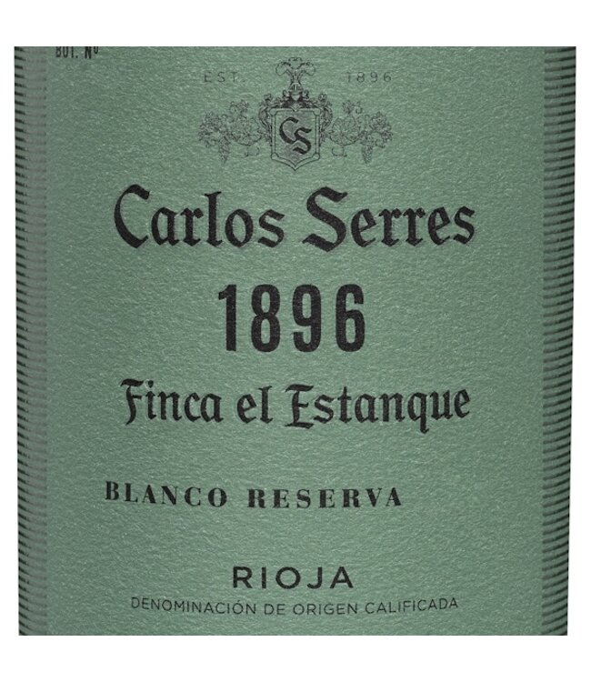 Carlos Serres El Estanque DOC Rioja Reserva Blanco