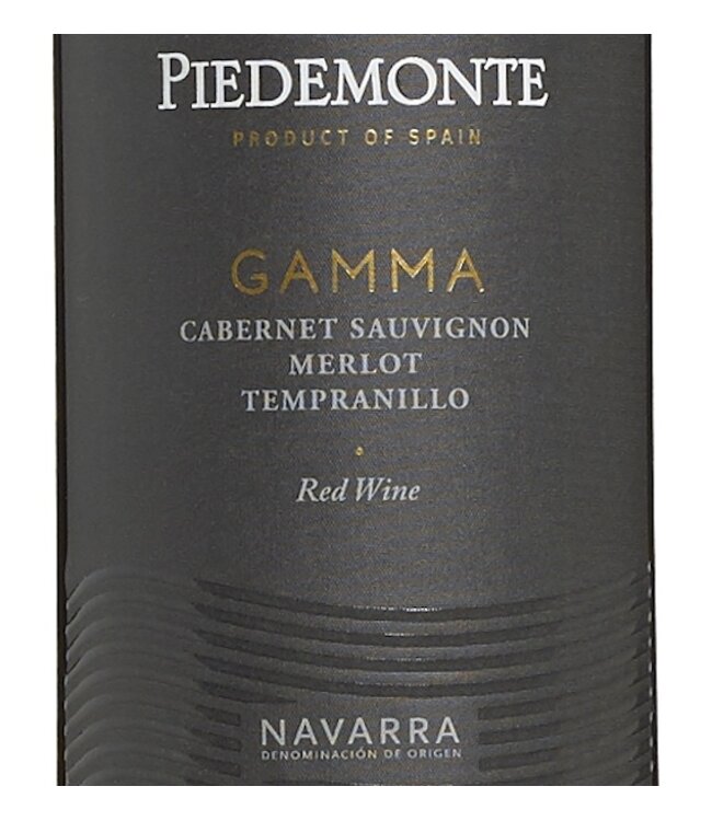 Bodegas Piedemonte Gamma DO Navarra Tinto