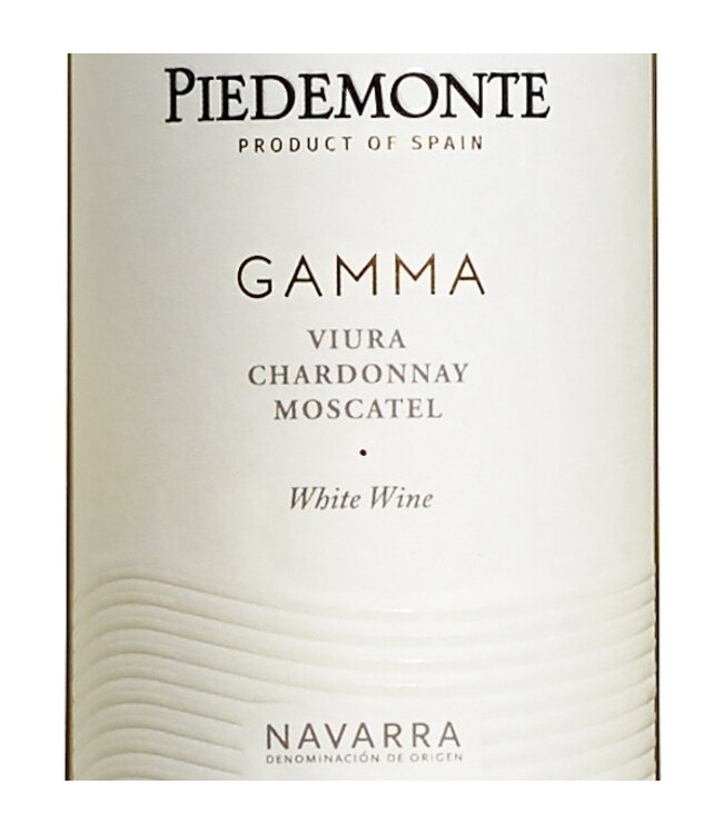 Bodegas Piedemonte Gamma DO Navarra Blanco
