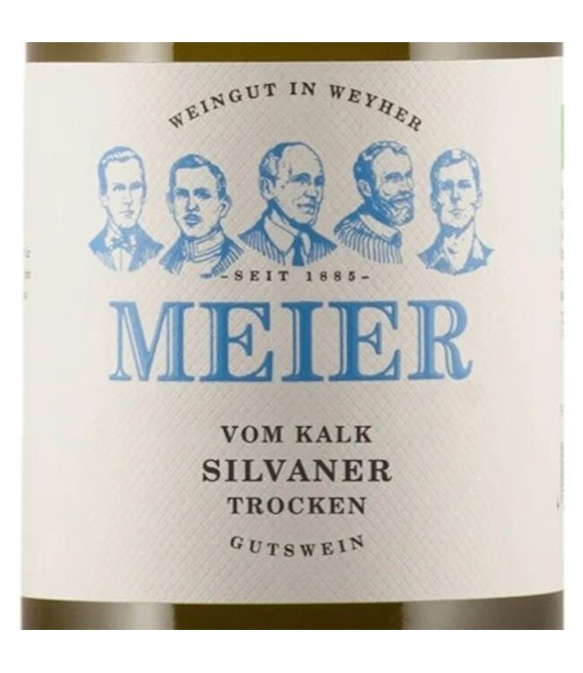 Weingut Meier Silvaner Trocken vom Kalk duurzaam geteeld
