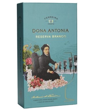 Ferreira Port - Portugal Ferreira Dona Antonia Reserva Branco Giftbox + glas Ferreira Port - Portugal Ferreira Dona Antonia Reserva Branco Giftbox + glas