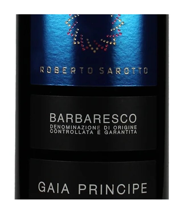 Roberto Sarotto Barbaresco Gaia Principe Piemonte DOCG