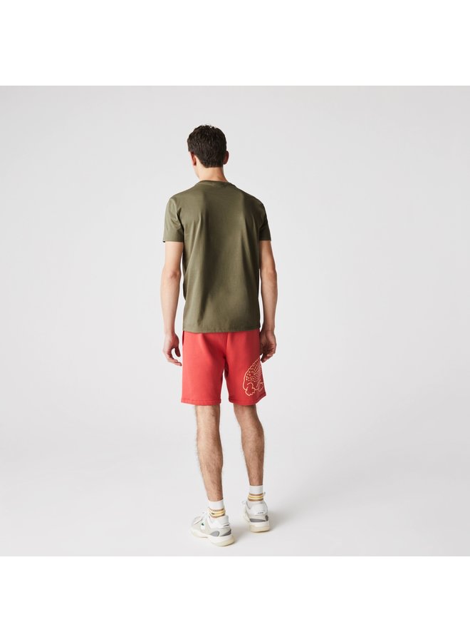 T-shirt ronde hals Lacoste khaki