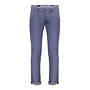 Chino broek Mason's Torino Travel ruit jeansblauw