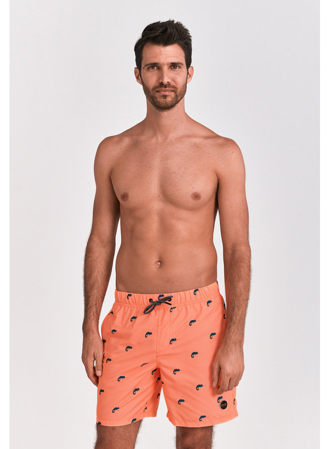 Zwemshort heren Cameleon oranje Shiwi