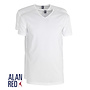 T-shirt 2 pack Alan Red Oklahoma v-hals wit