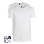 T-shirt 2 pack Alan Red Ottawa ronde hals wit