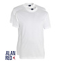 T-shirt 2 pack Alan Red Derby X-long ronde hals wit