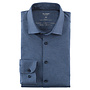 Overhemd 24/7 jersey bodyfit jeansblauw