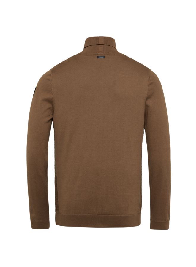 Pullover met col Vanguard bruin