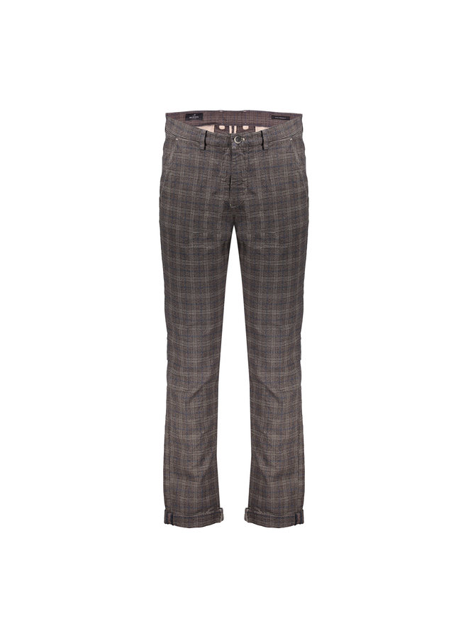 Mason's chino broek Torino ruit bruin