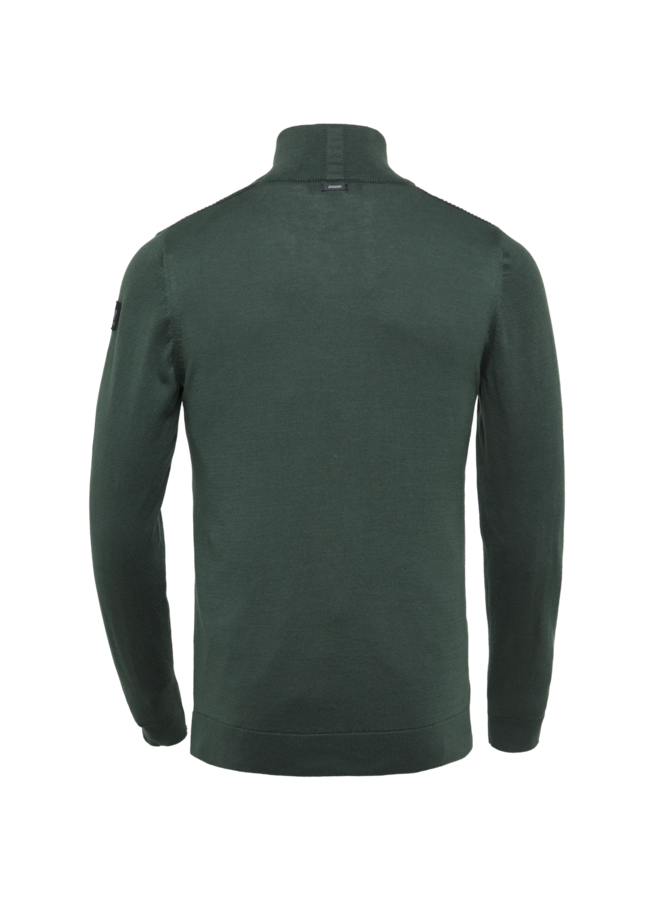 Vanguard pullover kraag met rits groen