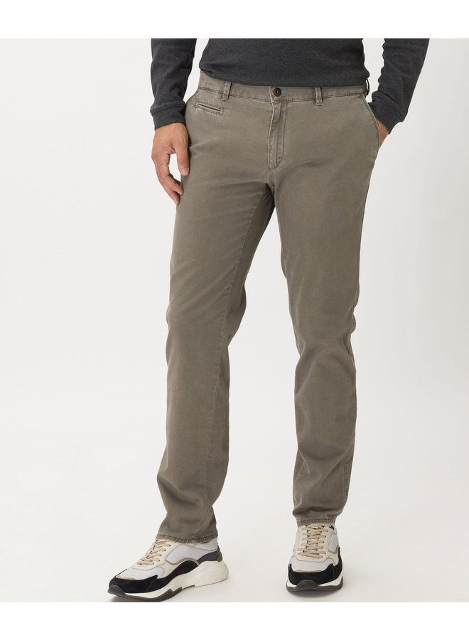 Brax chino broek Fabio taupe Lengte 34