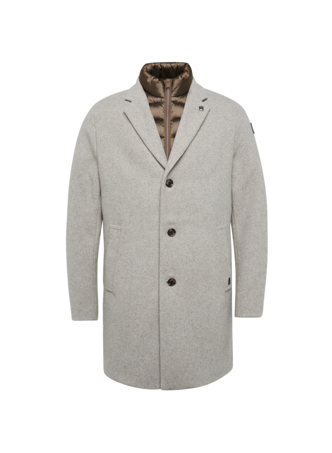 Vanguard winterjas lang uitneembare binnenvoering beige