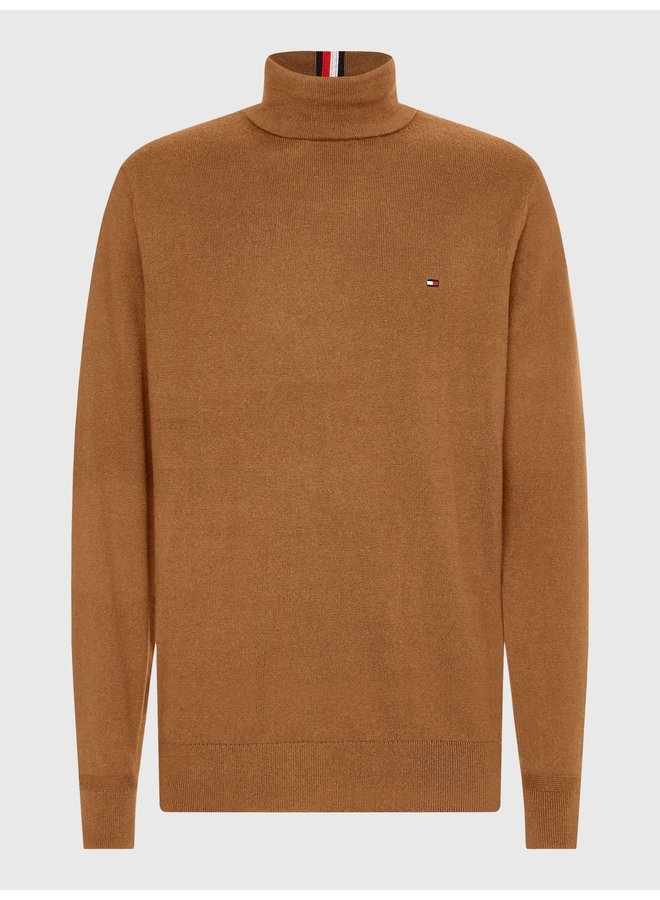 Tommy Hilfiger coltrui cotton cashmere cognac