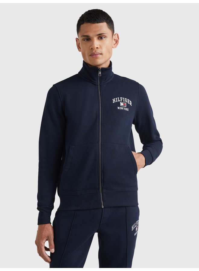 Tommy Hilfiger sweatvest met rits navy