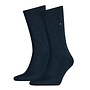 Tommy Hilfiger 2 pack sokken katoen jeansblauw