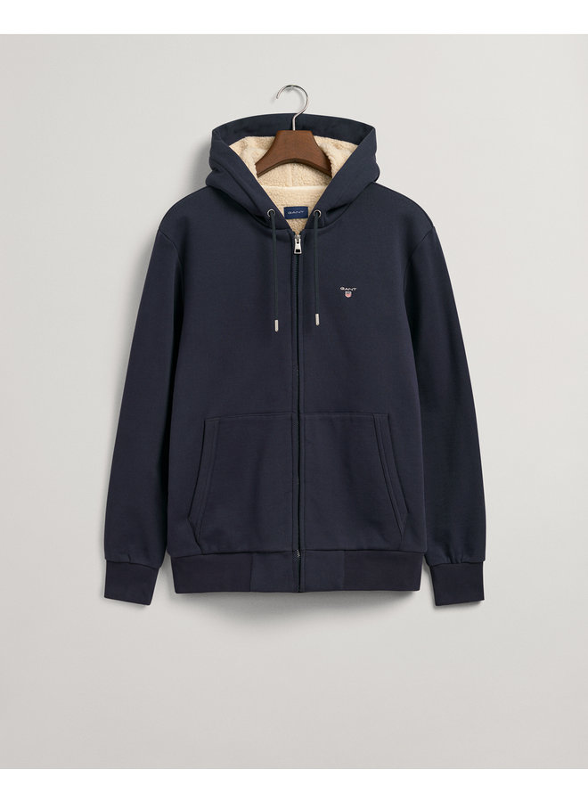 Gant vest met rits met teddy voering