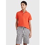 Tommy Hilfiger polo korte mouw 1985 slim oranje