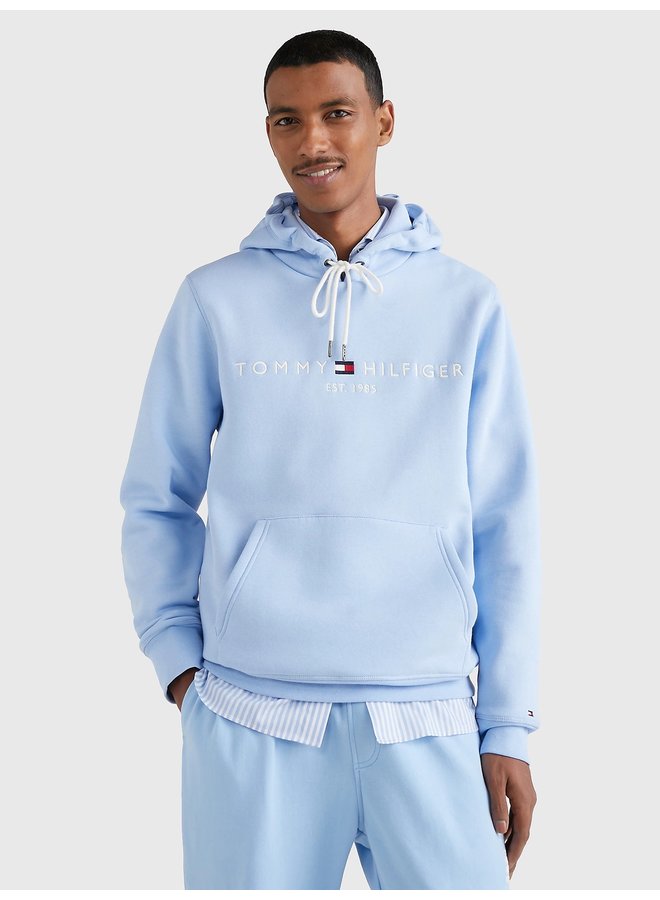 Tommy Hilfiger flex fleece hoodie lichtblauw