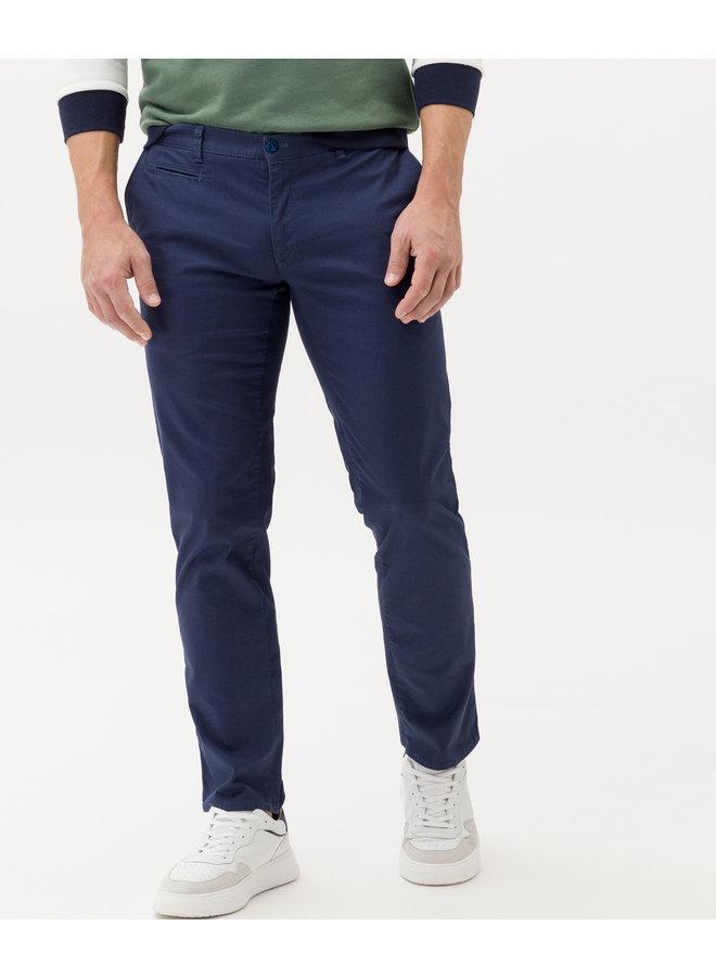 Brax chino broek Hi-flex Fabio blauw Lengte 34