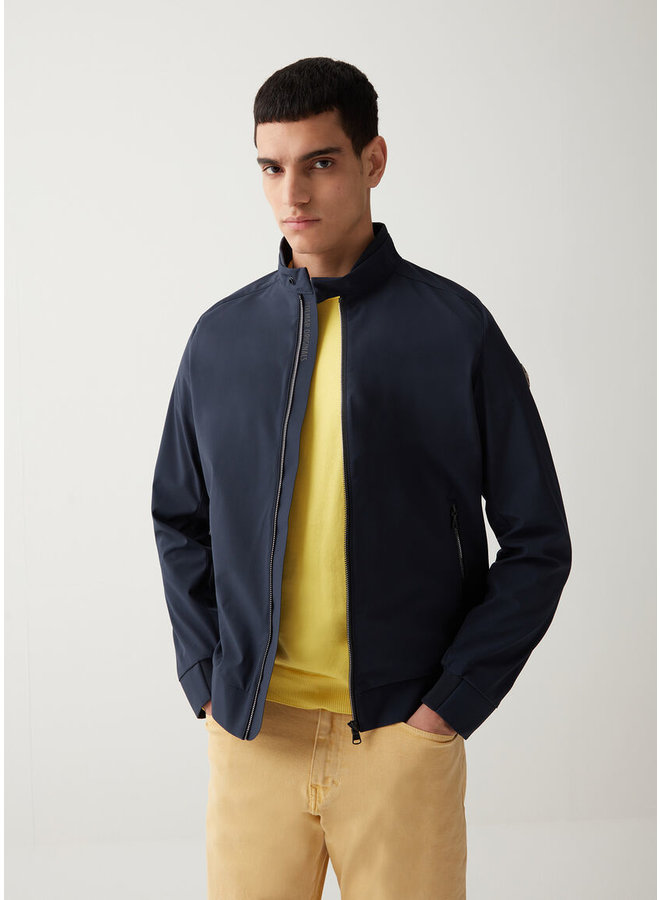 Zomerjas Softshell biker jacket navy