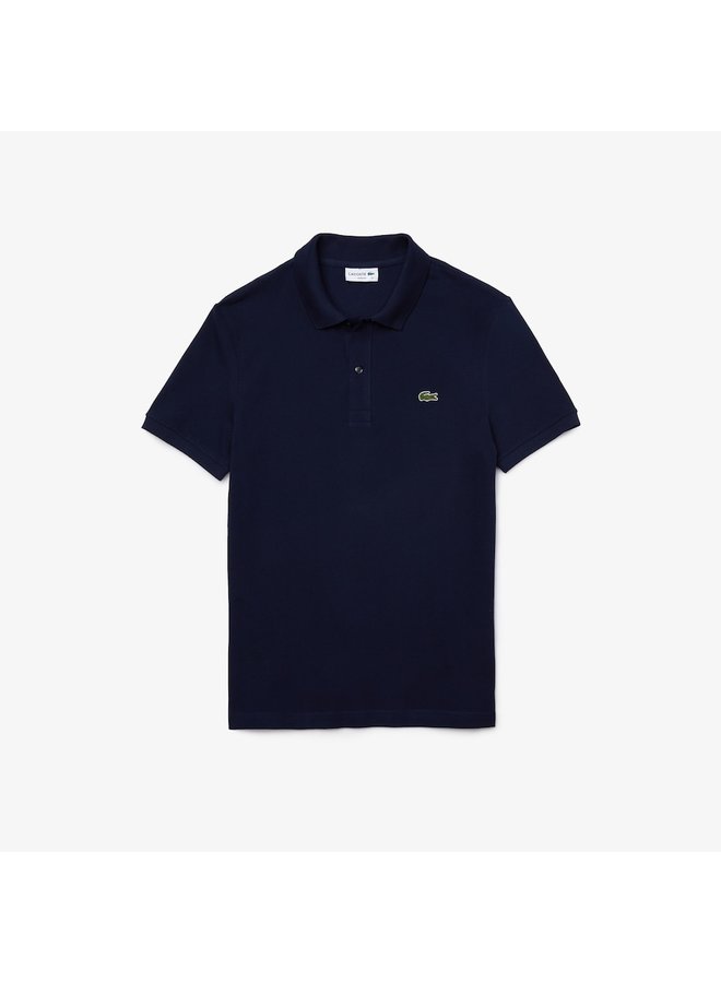 Lacoste polo korte mouw slimfit pique blauw