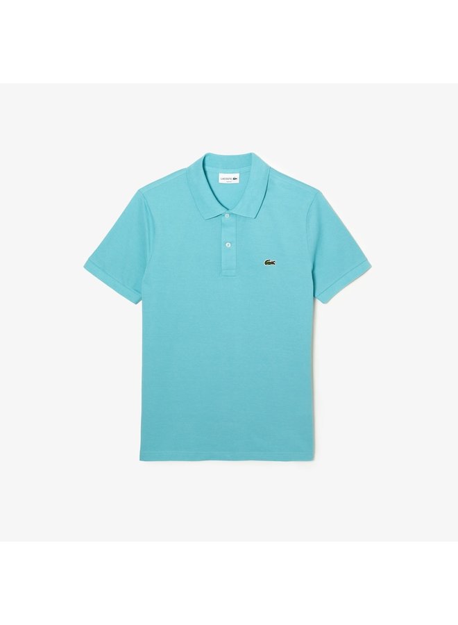 Lacoste polo korte mouw slimfit pique acqua