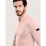 Cavallaro pullover met rits merino roze