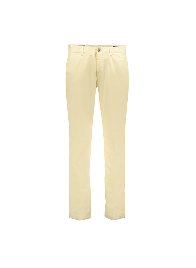 Chino broek poplin Torino style geel