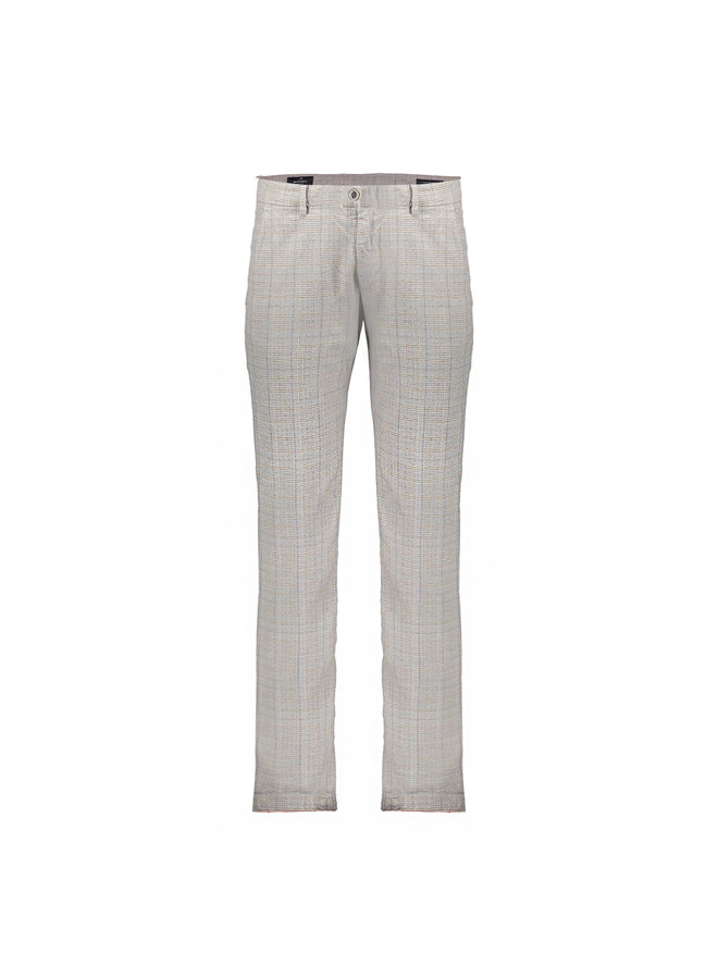 Mason's chino broek Torino style ruit beige