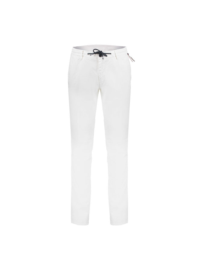 Chino broek Milano jogger wit