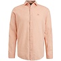 Vanguard overhemd lange mouw linnen oranje
