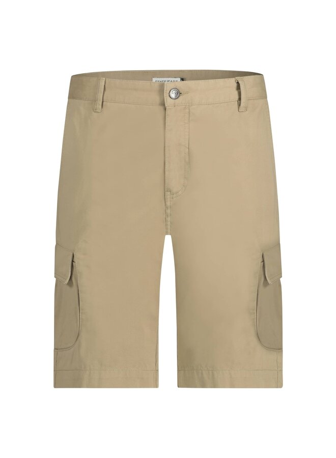 State of Art korte broek met cargo zakken beige