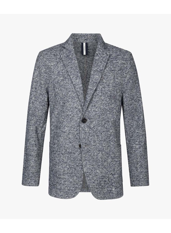 Profuomo colbert wollook jersey blauw