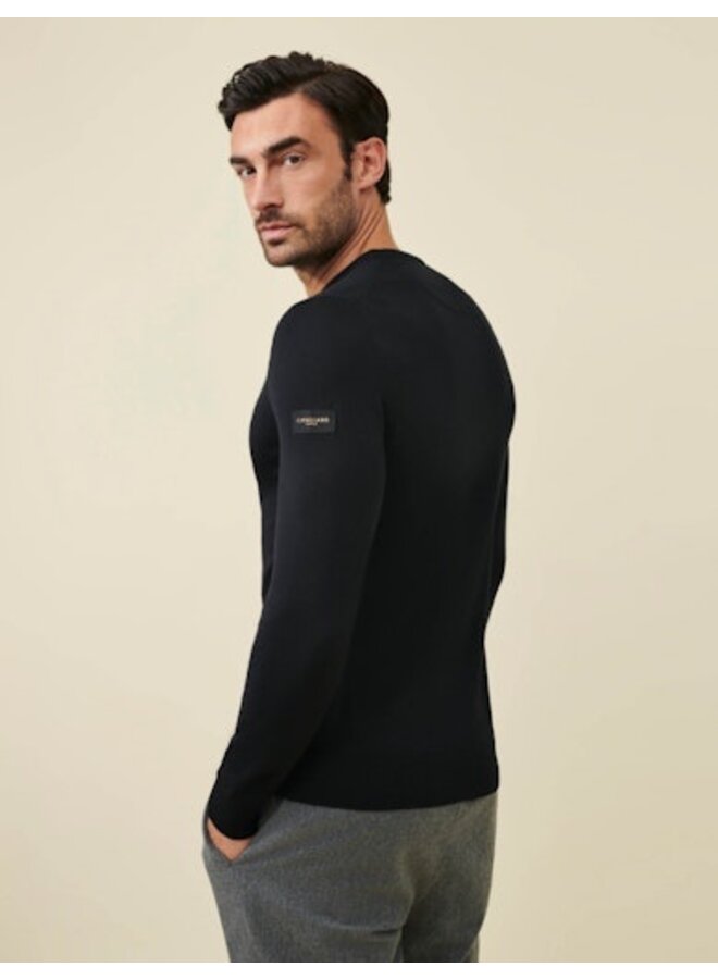 Cavallaro pullover ronde hals Merino black