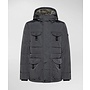 Peuterey winterjas Aiptek fur military jacket grijs