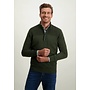 State of Art pullover met rits groen