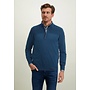 State of Art pullover met rits petrol