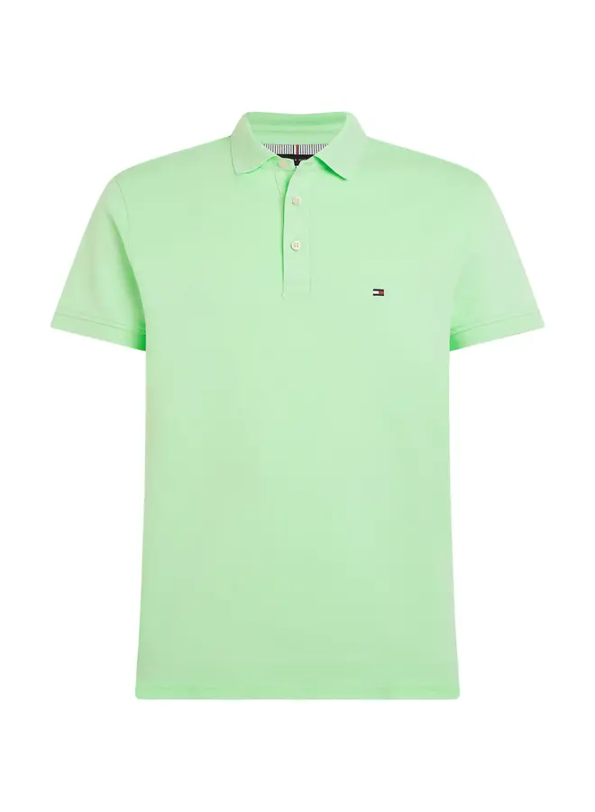 Tommy Hilfiger 1985 slimfit polo lichtgroen