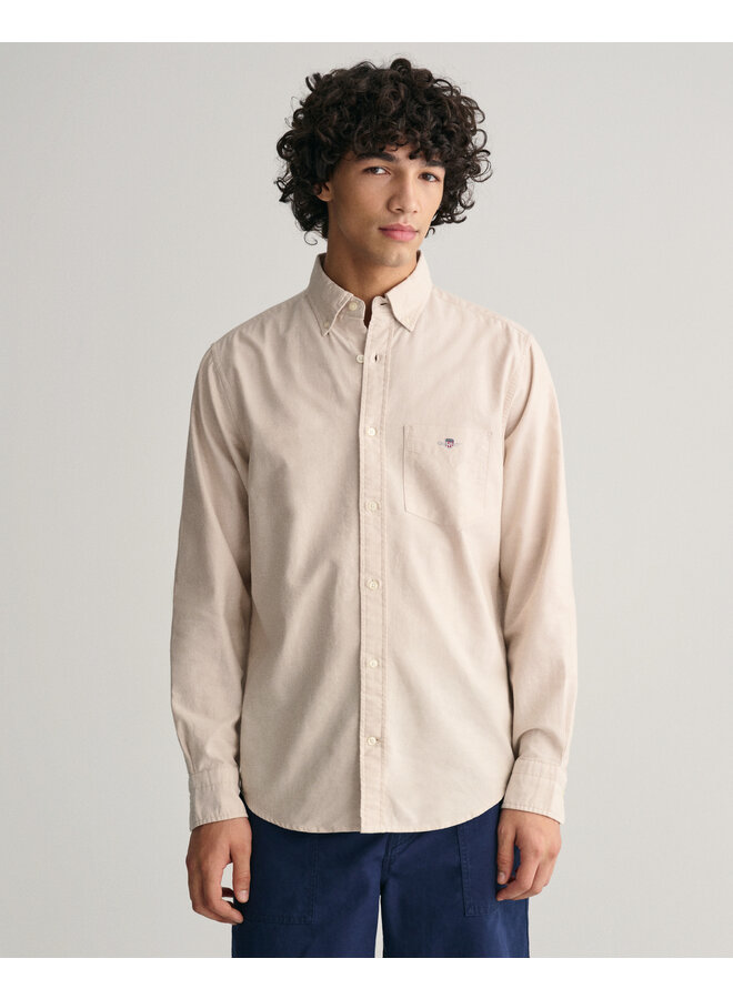 Gant regular fit oxford shirt beige