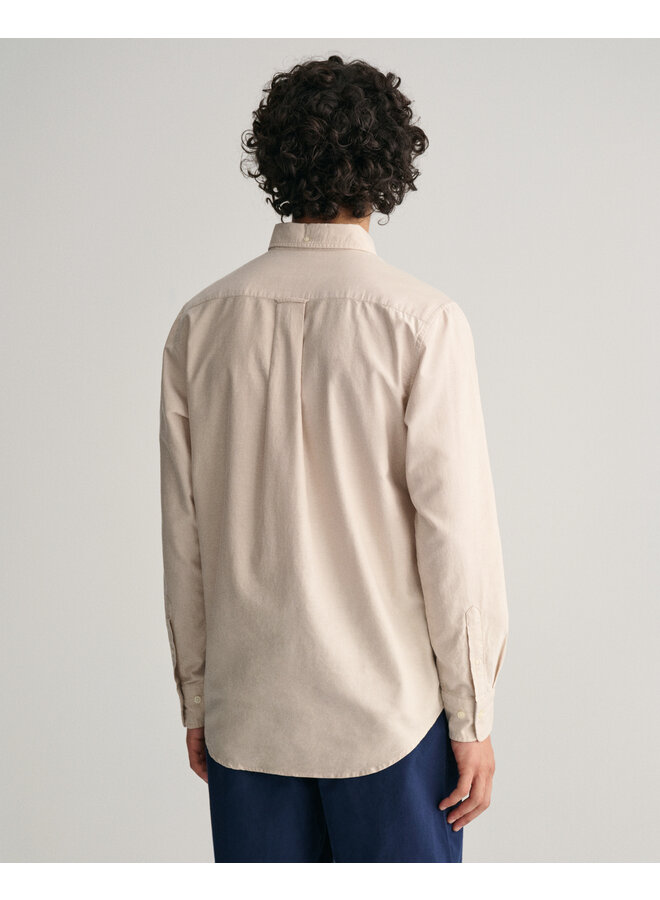 Gant overhemd lange mouw oxford beige