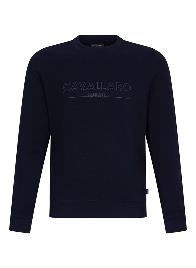 Cavallaro sweater Beciano dark navy