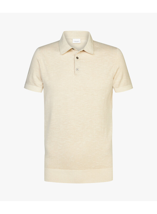 Profuomo polo korte mouw off-white