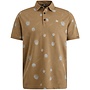 Vanguard polo korte mouw print bruin
