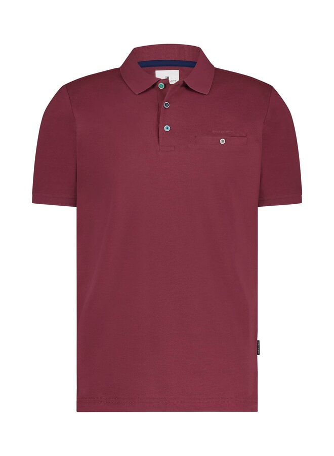 State of Art polo korte mouw uni rood