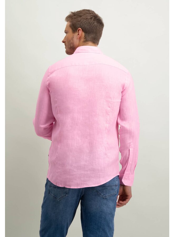 State of Art linnen overhemd roze